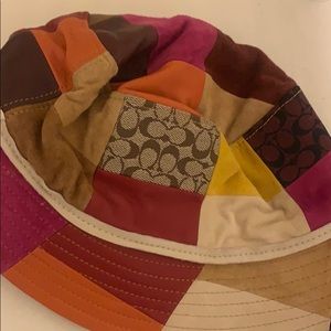 RARE Coach Patchwork Bucket Hat